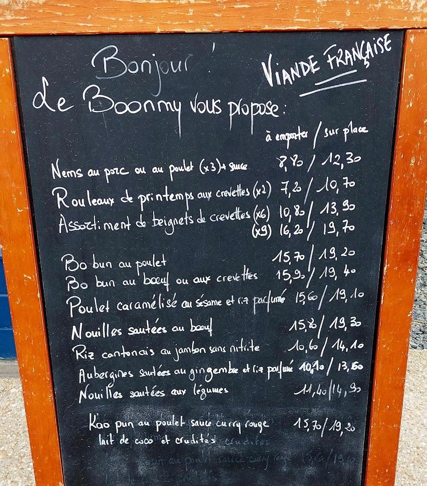 LE BOONMY - spécialités asiatiques - Menu Image 1